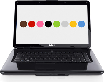 Dell Inspiron 15 laptop with facial recognition software